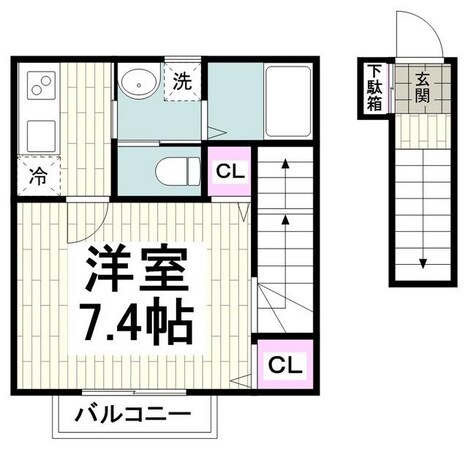 ヴィーボヌールの物件間取画像